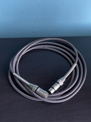 FIBBR XLR Kabel 3m, Mikrofonkabel Nylon geflochten XLR Stecker auf Buchse