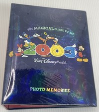 Walt Disney World Park 2003 Photo Memories Album Two Ring Binder Holographic