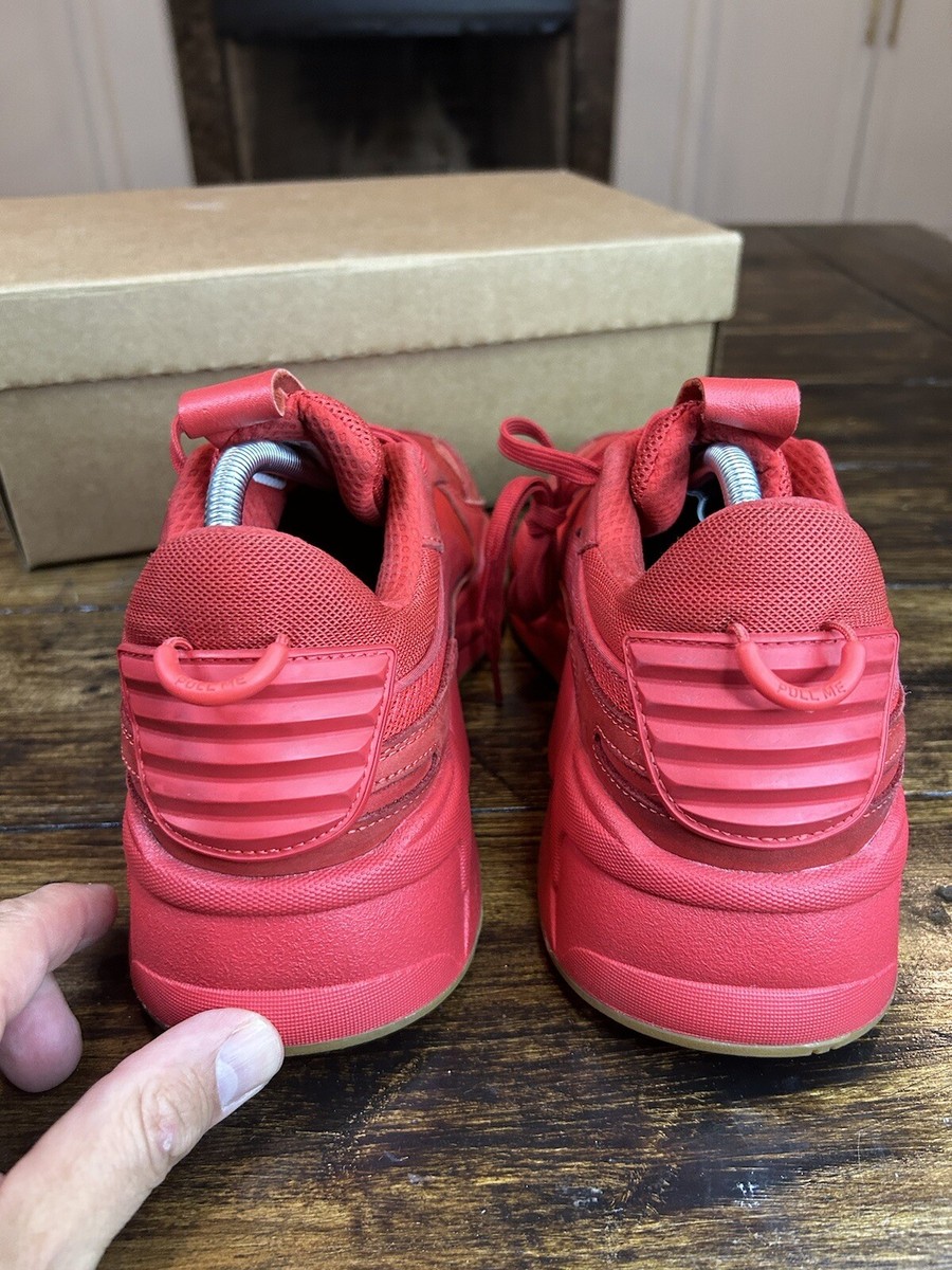 Puma RS-X AO High Risk Low Mens Shoes Triple Red/Gum Bottom  display picture 3