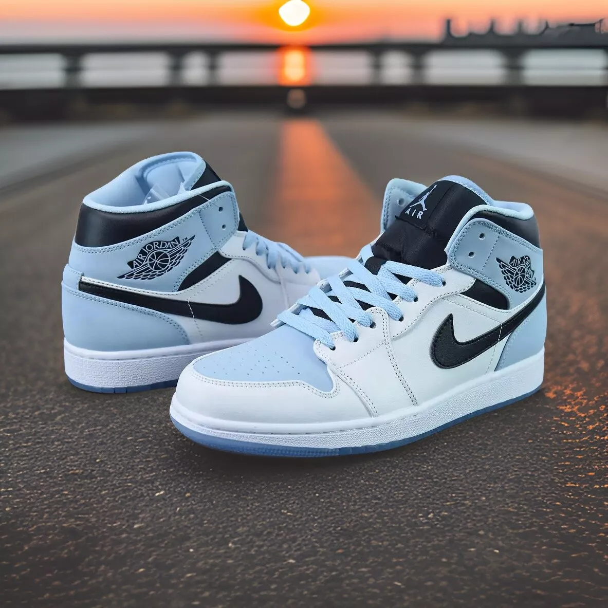 Nike ice blue best sale shoes