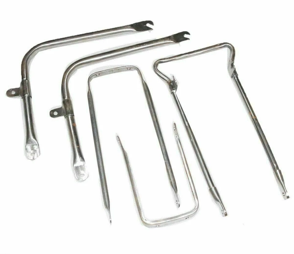  Juego de guardabarros trasero delantero metálico desnudo Bsa C11 C12 C10 250cc con soporte Foto 2 de 4