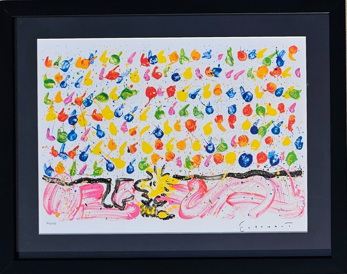 TOM EVERHART Tweet Tweet Woodstock bird PEANUTS Hand signed 395
