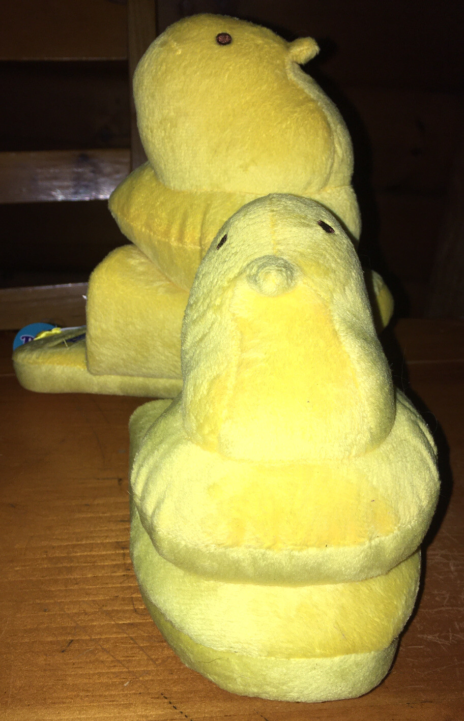 PANTOFOLA D’ORO Pantofole Peeps Adulto Giallo Pulcino Taglia S NUOVE Marshmallow Peep Chick