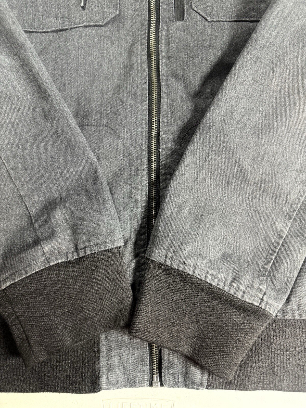 Empyre Jacket Small Black/Gray Soft Shell Zippere… - image 5