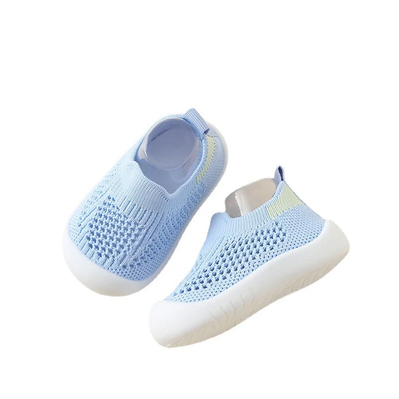 Summer Girls Baby Boys Toddler  Anti-Slip Soft Rubber Sole Sock Shoes Size US - Image 3 of 4