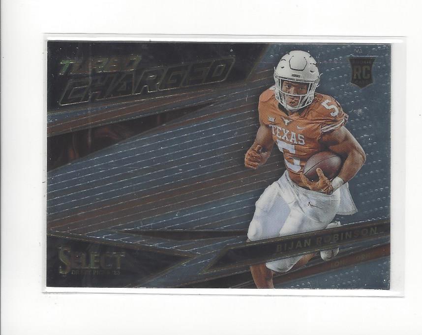 2023 Select Draft Picks Turbocharged #9 Bijan Robinson Rookie Texas Falcons