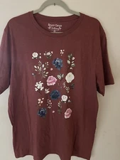 Rowdy Crowd Clothing Floral Tshirt Size XL