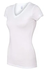 Next Level Women's Sporty V  White