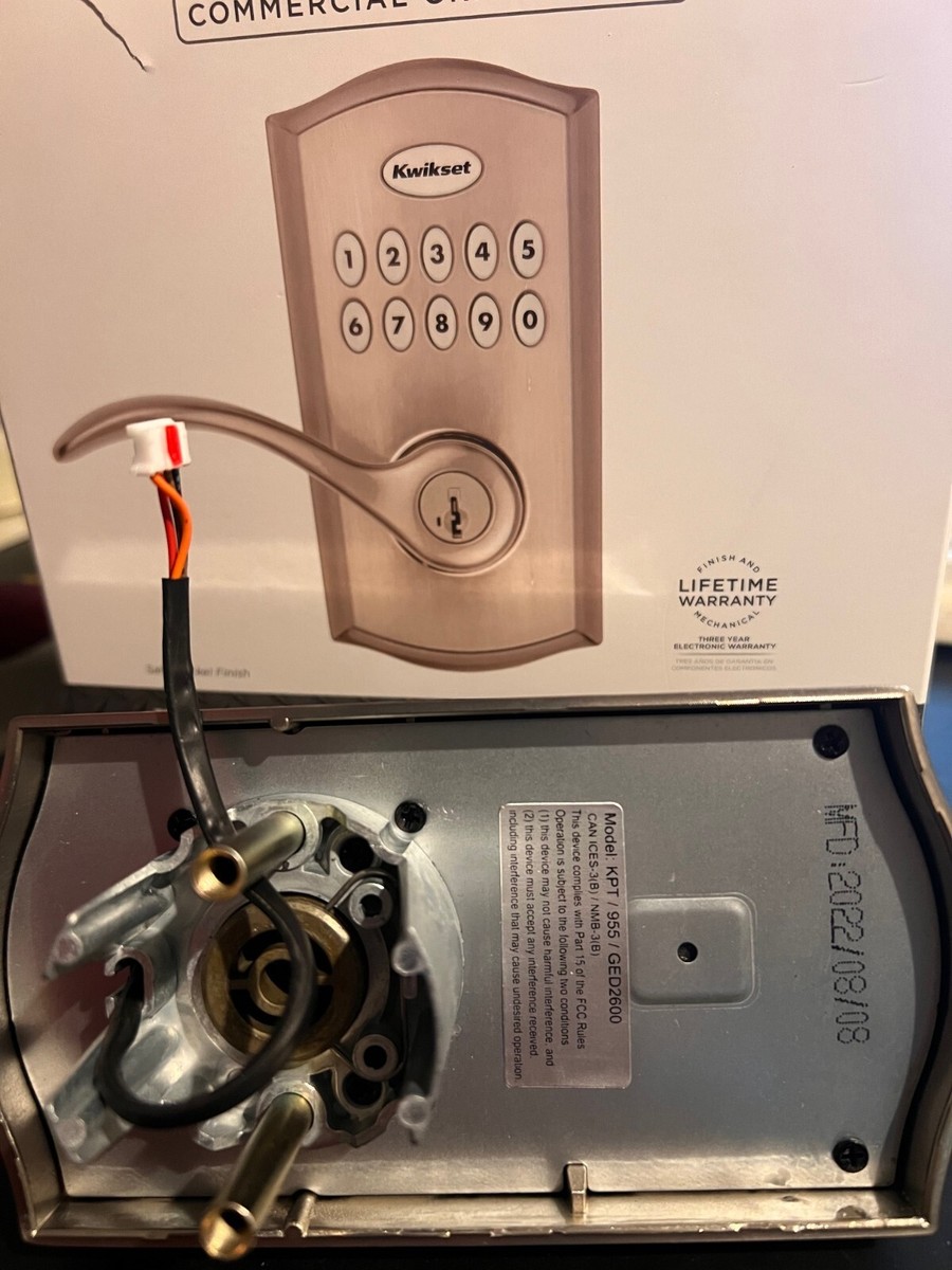 Kwikset 955PML-15S SmartCode Keyless Keypad Door DeadBolt Auto