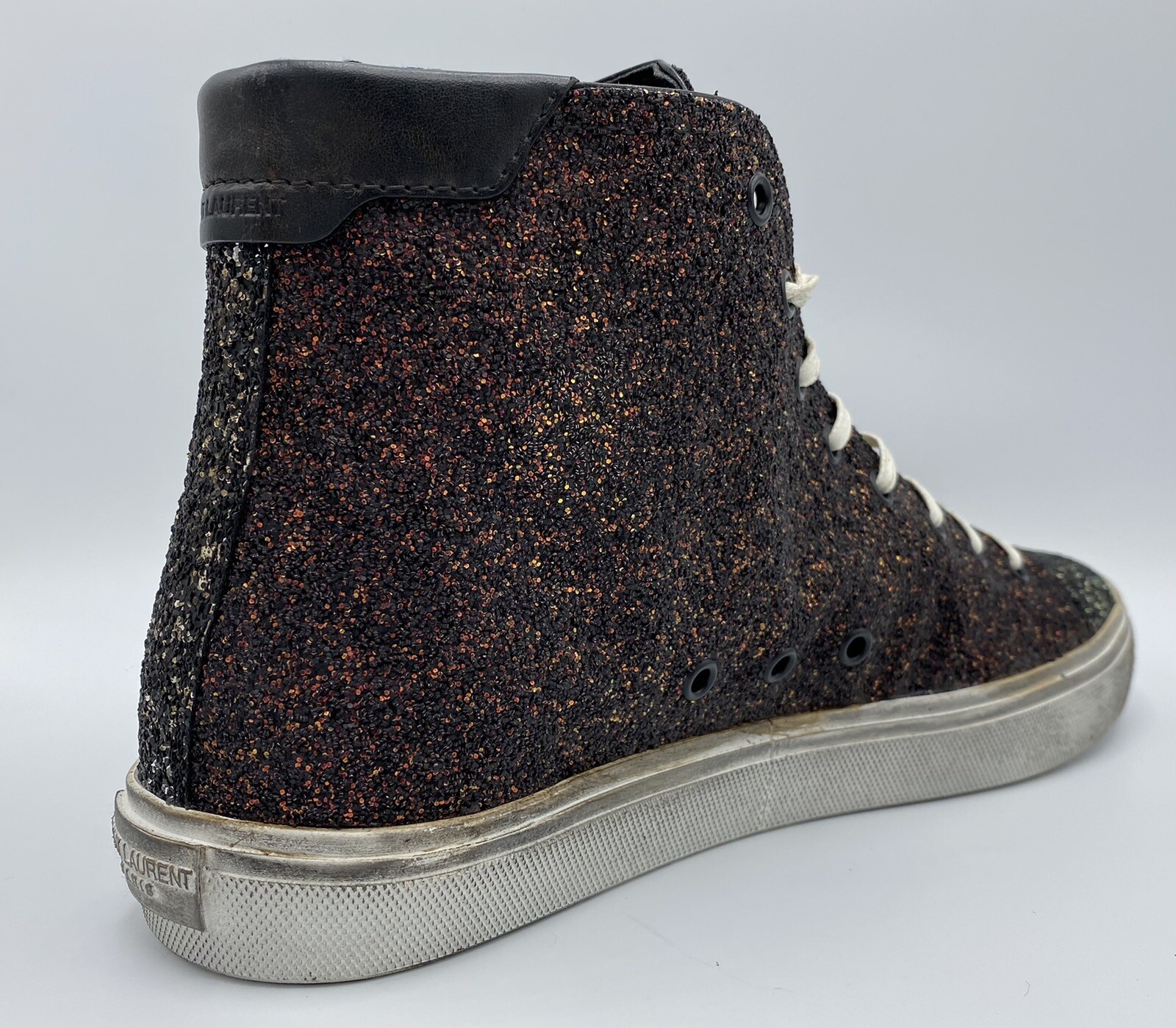 Sneakers alte multicolore Saint Laurent $900 taglia US 11 Made in Italy