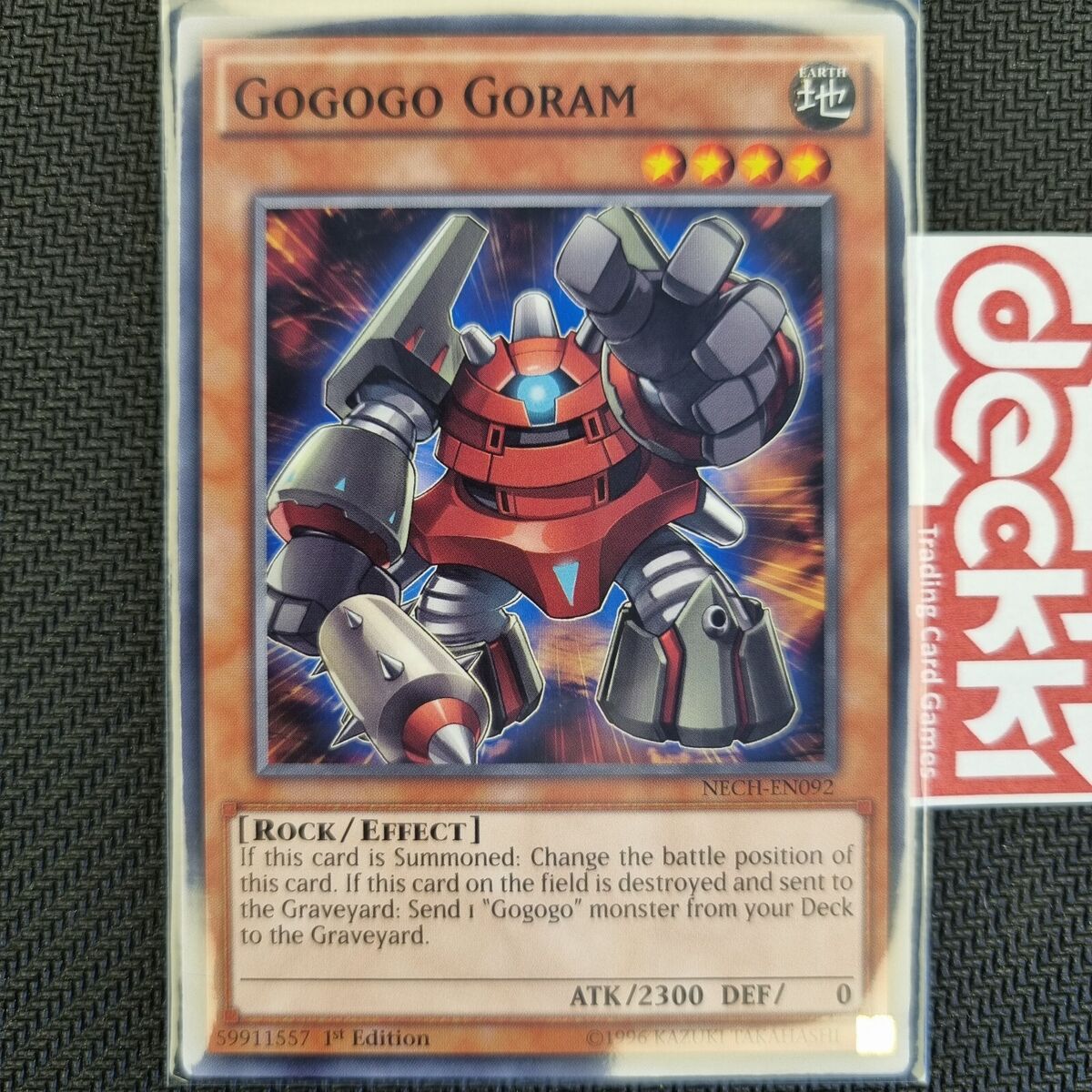 Gogogo Goram - NECH-EN092 - Common - 1st Edition M/NM Yugioh