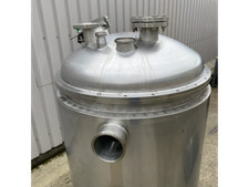 600L Briggs of Burton Jacketed Stainless Steel Process Vessel/Tank