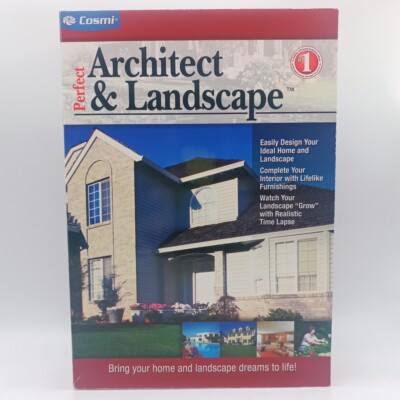 Perfect Architect & Landscape (PC Cosmi, 2008) Brand New Sealed Windows Computer