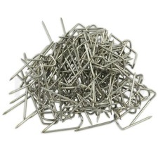 100 Silver u pins steel Jewellery Display Craft Hanging Necklace Beads Tools