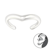 1 StüCk 925 Sterling Silber Ear Cuff Ohrklemme Mit Welle