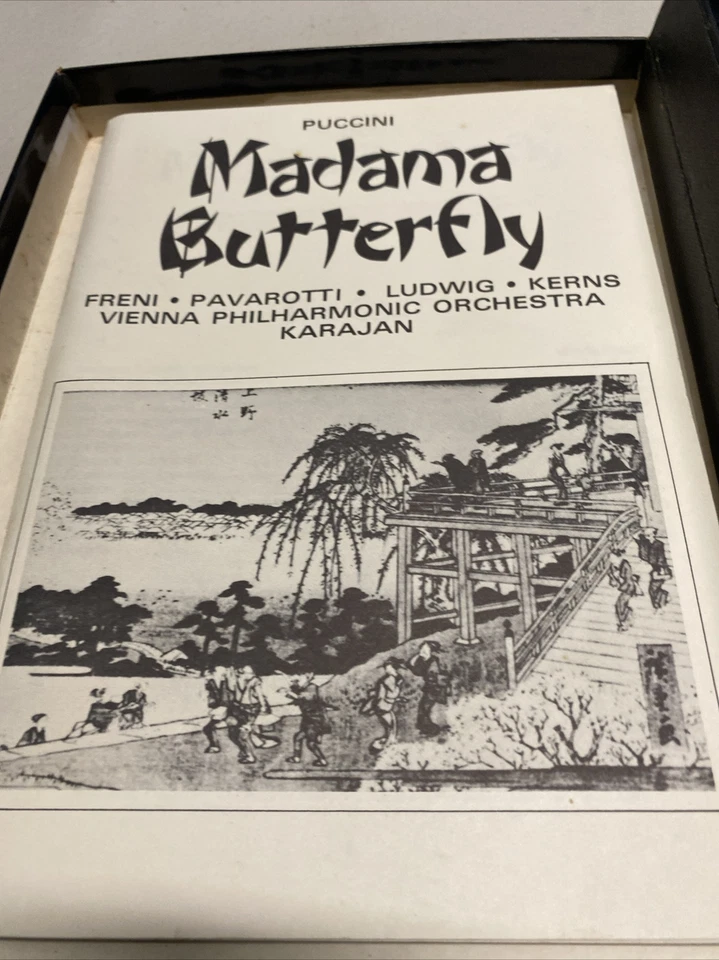 Puccini Madama Butterfly Karajan Boxed set 2 cassettes OSA513110 - Image 3 of 4
