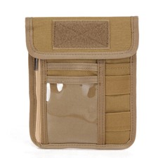 Tactical Cell Phone Pouch Wallet Document Holder Small Chest Hanging Storage Bag