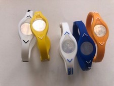 5 PCS BLUE,YELLOW,WHITE,ORANGE Power Balance Energy Health Bracelet XS,S,M,L,XL