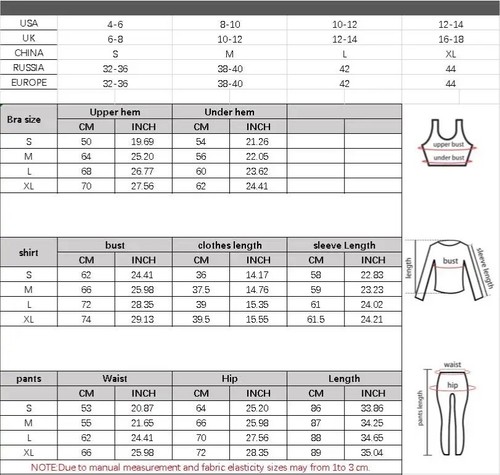 2 Piece Sets Women Fitness Yoga Set Sport Gym Workout Leggings and Sports Bra - 第 7/8 張圖片