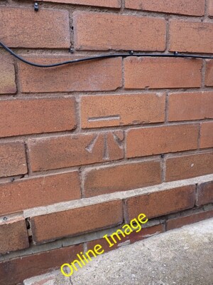 Foto 6x4 OS Benchmark - Wrockwardine Wood, Furnace Lane Donnington Wood A c2014