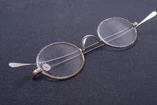 CRYSTAL ANTIQUE -1830 OVAL READING GLASSES SPECTACLES APP. -4 DIOPTER