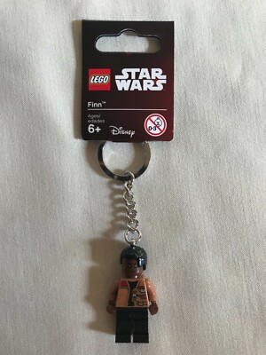 Lego Disney Star Wars Minifigure FINN Keychain Key Ring New with Tag