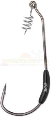 Rapala Drop Dead Weighted Fishing Hook - #3 - 1/8oz. - Black - 4pk - DDW1/8#3