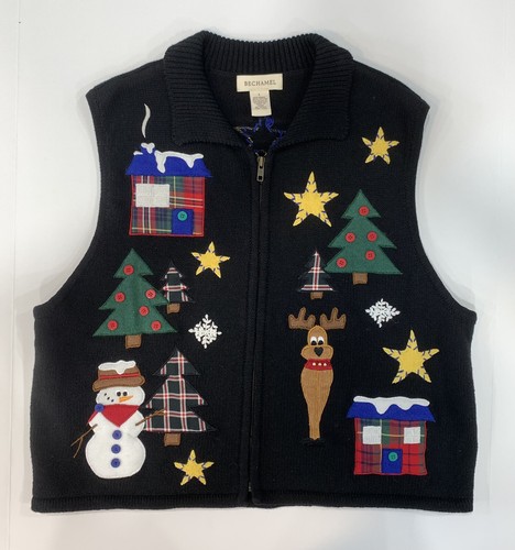 BECHAMEL Sweater Vest Women's Sz L 