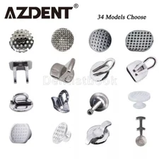 Dental Orthodontic Lingual Button Crimpable Hook Bondable Button Chain Mesh Base