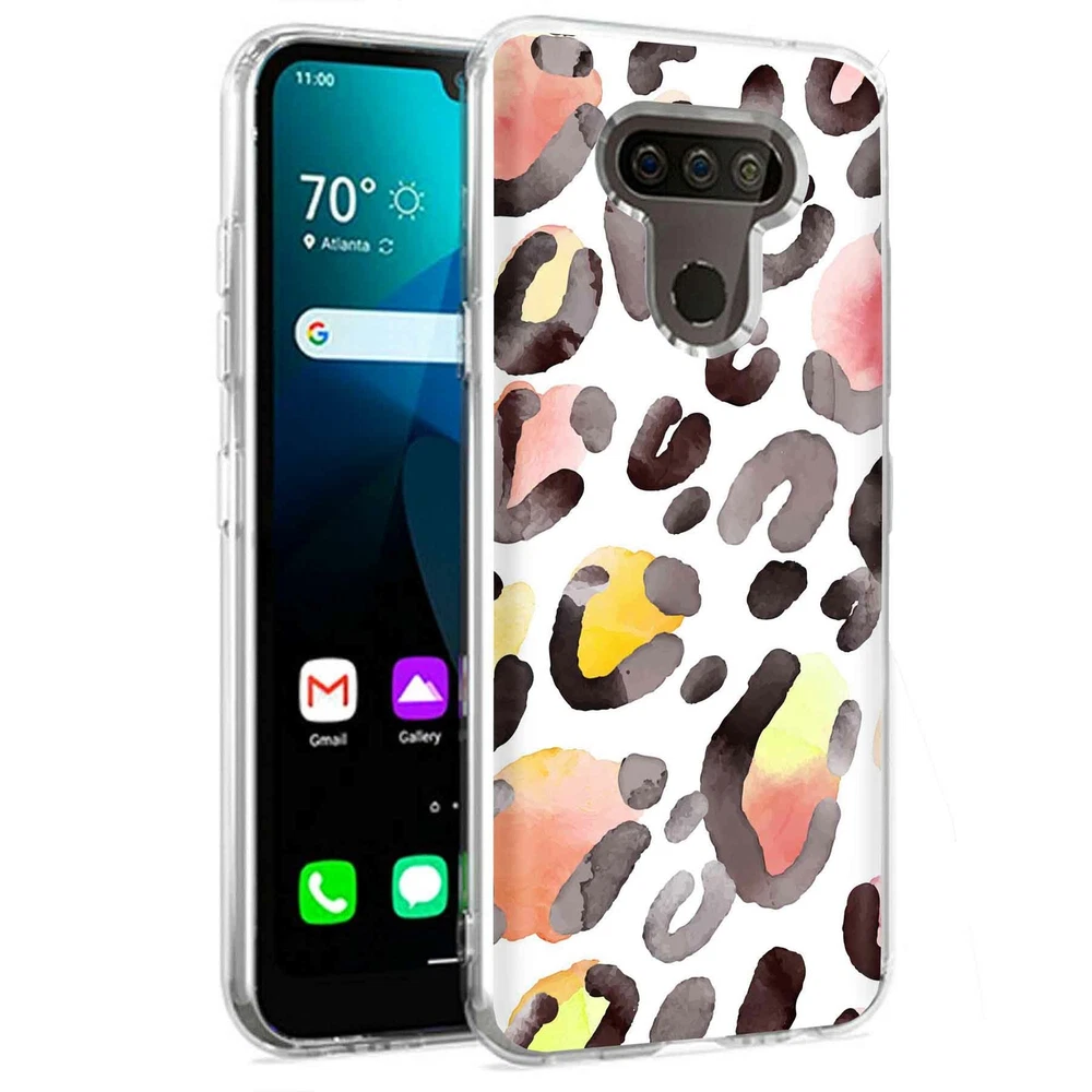 Phone Case for LG Harmony 4,Xpression Plus 3,K40S, Watercolor Fur 9 Print