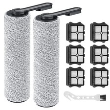Replacement Brush Roller & Filters for Cordless Wet Dry Vacuum Cleaner - 2 Soft