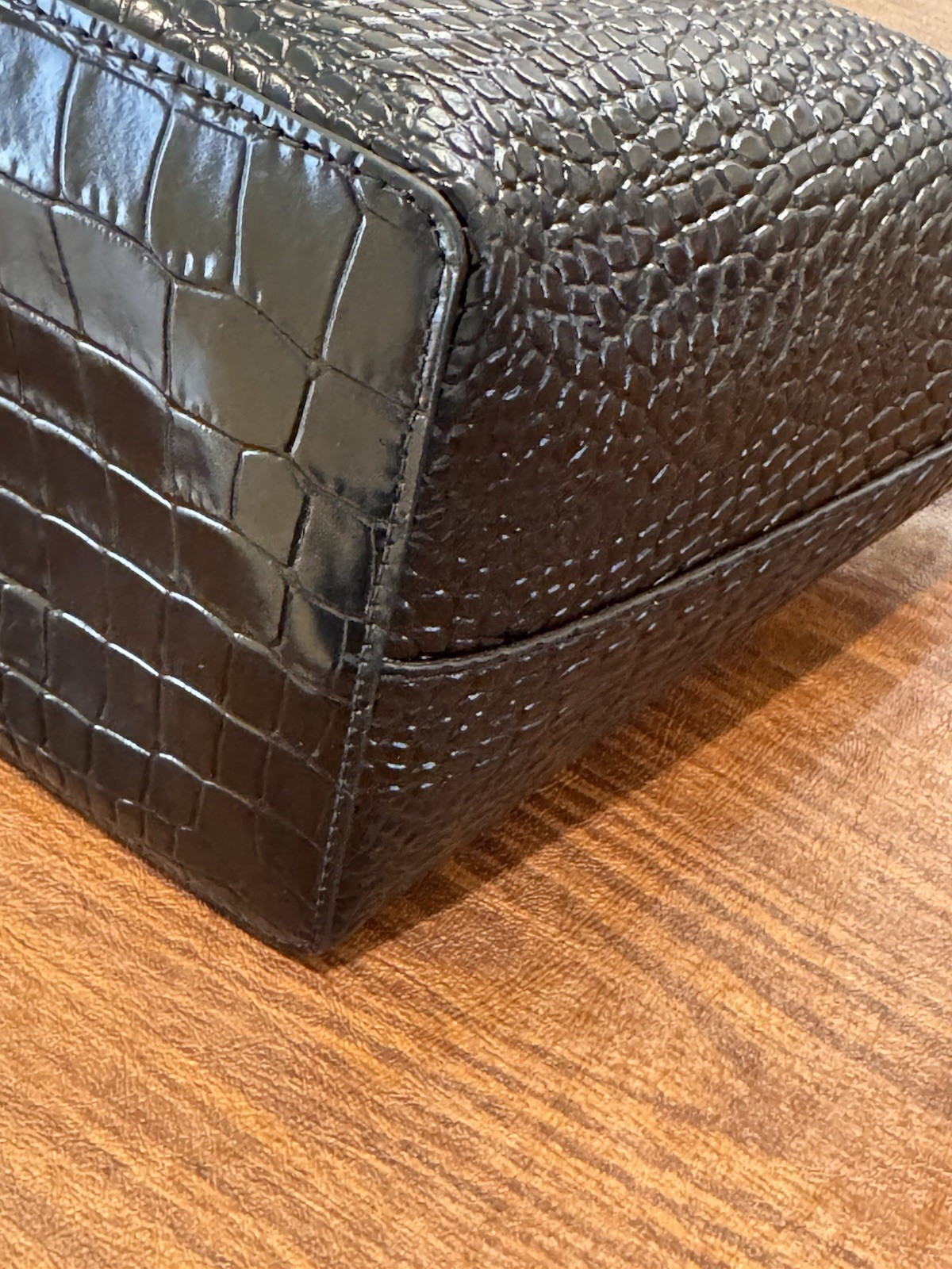 Longchamp Le Pliage Croc Embossed Tote — image 10