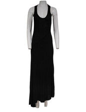 Enza Costa Women Halter Top Maxi Ribbed Dress Size XS Rayon Silk Blend