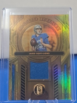2024 Panini Gold Standard - Gold Rush #GR-JGF Jared Goff /299 