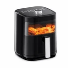 Digital Air Fryer Oil-Free Cooker Touch Screen Nonstick Basket 4-8QT