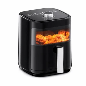 Digital Air Fryer Oil-Free Cooker Touch Screen Nonstick Basket 4-8QT