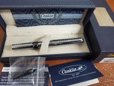 125th Conklin Mark Twain Crescent M Fountain Pen