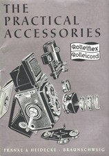 1957 Rolleiflex Rolleicord The Practical Accessories Instruction Manual