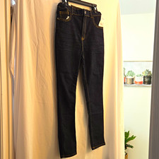 OshKosh B'gosh Boys Skinny Blue Denim Jeans 12R Adjustable Waist 26.5"