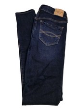 Abercrombie  Fitch Super Skinny Jeans Womens 25x31 Dark Wash Stretch Denim A F