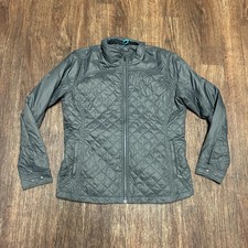 Kuhl Projekt Women  s XL Quilted Puffer Jacket Outdoor Hike Trail Camp Gray Warm