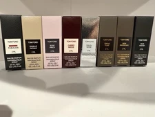 Tom Ford Perfume Sample Assortment Lot of 8 Miniature 2ml vials