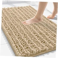 Bathroom Rugs Mat 30x20, Extra Soft Absorbent Chenille Bath Rugs, Non Slip