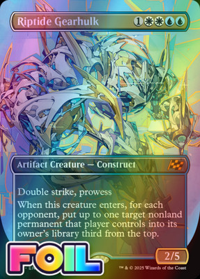 Riptide Gearhulk (First-Place Foil) 490 Mythic Aetherdrift Foil NM/M main image 1