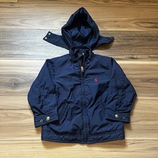 Polo Ralph Lauren Lined Navy Blue Windbreaker Toddler Boys Size 3t