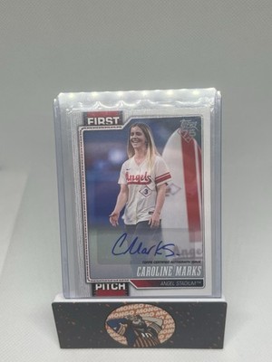 2026 Topps Series 1 Caroline Marks First Pitch Auto /99  Olympics Surfing Angels