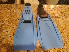 Pacifica U.S. Divers Snorkeling Fins Blue - Size 6.5 - 8 - Made In USA