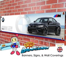 BMW M2 (black) Banner for Garage, Workshop, Showroom etc LARGE