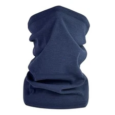  Winter Fleece Neck Warmer Windproof Gaiter Face Mask Cover Cold Navy Blue
