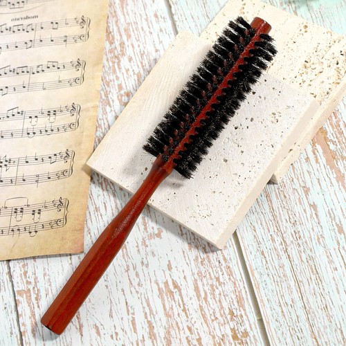 Small Round Hair Brush for Thin or Short Hair, Natural Boar Bristle Hair Brus... - Picture 2 of 7